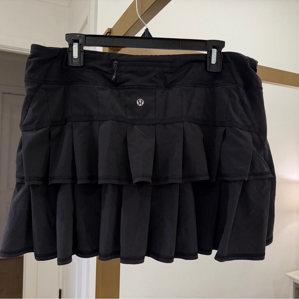 Lululemon Black Tennis Skirt - Picture 2 of 10